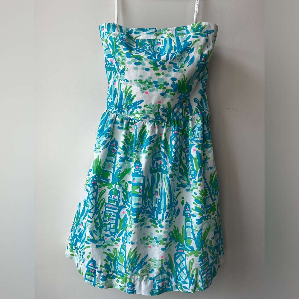 Lilly Pulitzer Chandie Dress in High Beams, size small